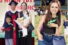 Văn Quyết 32 tuổi tốt nghiệp ĐH, vợ mặc cả cây đen chúc mừng 'thắp sáng' khung hình
