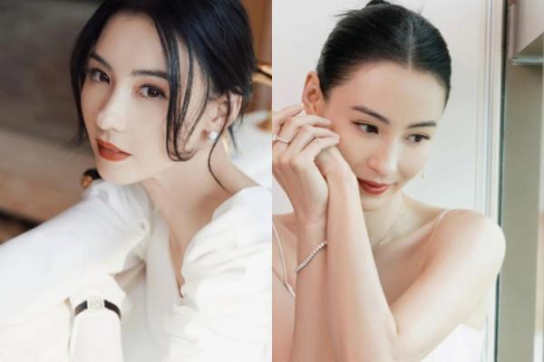 Quốc sắc thiên hương Trương Bá Chi bị vây quanh giữa phố, không ảnh chụp lén nào dìm nổi, da nét căng như vẽ-10