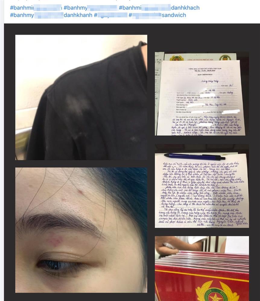 Cô gái tố bị nhân viên quán bánh mì ở phố cổ Hà Nội hành hung-1