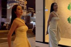 Hoa hậu Việt Nam nhỏ tuổi nhất xuống phố gợi cảm, nhìn vội là dễ 'đỏ mặt tía tai'