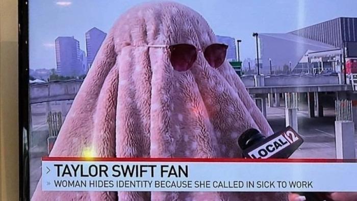 Bức ảnh gây sốt: 1 fan trốn làm đi xem Taylor Swift nhưng lại bị phỏng vấn lên tivi-4
