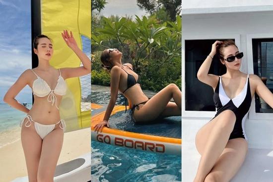 Huyền Lizzie diện bikini: Đúng chuẩn 'gái một con mòn con mắt'