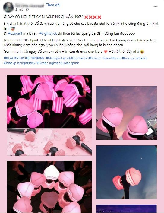 Lightstick Blackpink  Fangoods Chất Lượng Giá Tốt Đảm Bảo丨 Shopee Việt  Nam