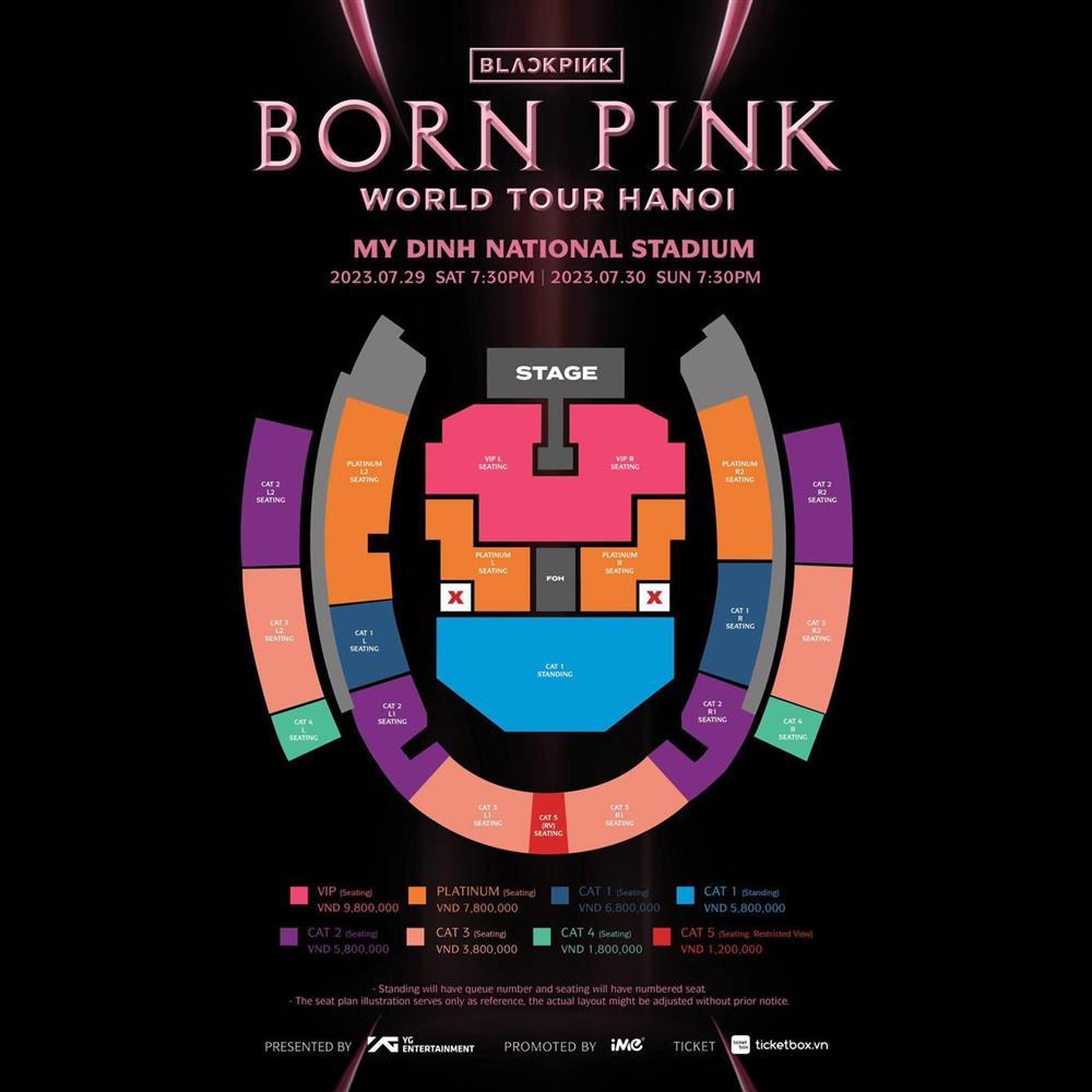 Công bố giá vé concert BLACKPINK tại Việt Nam: từ 1,2 triệu đến gần 10 triệu-1