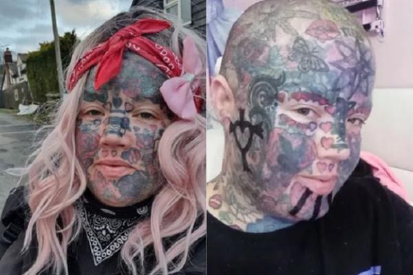 Có 800 hình xăm trên cơ thể, mẹ 2 con không xin nổi việc làm dù là dọn vệ sinh-4