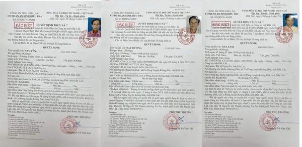 Đặc điểm nhận dạng 6 bị can bị truy nã đặc biệt vụ tấn công trụ sở ở Đắk Lắk-2