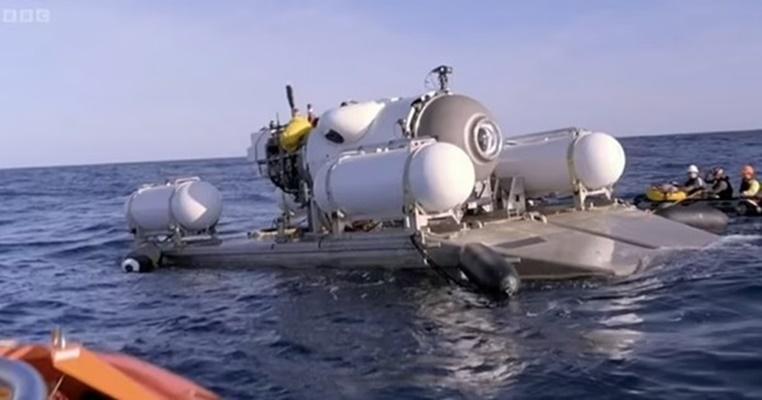 Xuất hiện video tàu Titan bị lỗi khi lặn xuống đáy biển trong chuyến đi trước-1