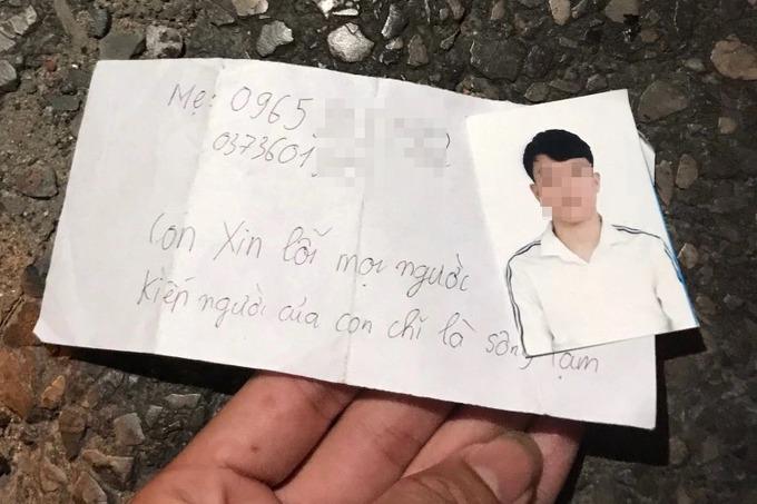 Để lại dòng chữ chỉ là sống tạm, nam thanh niên gieo mình xuống sông-1