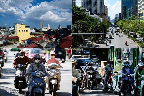 Người Hà Nội kín mít như Ninja, vật vã mưu sinh trong đợt nắng nóng kéo dài