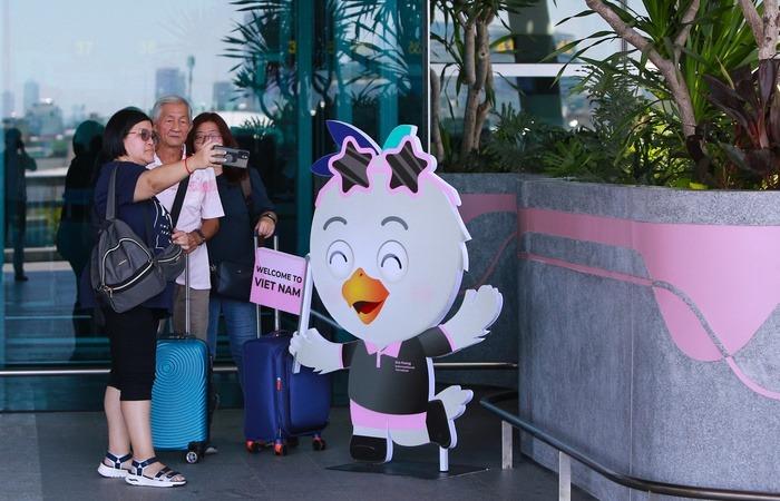 Nhà ga Quốc tế Đà Nẵng phủ hồng đen hưởng ứng không khí đón BLACKPINK-14