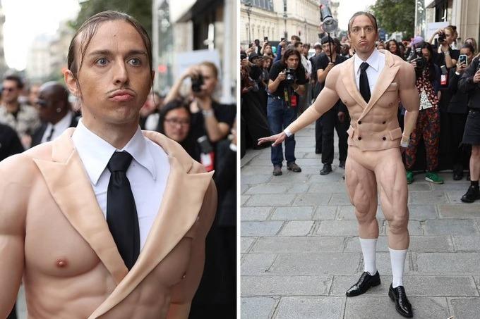 Người đàn ông mặc suit khỏa thân thu hút mọi ánh nhìn-1