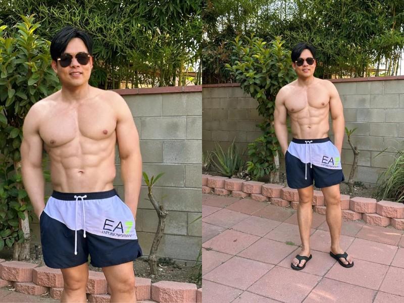 Quang Lê tung ảnh 6 múi cực hot gây chấn động: Trước đó nặng ký tới mức làm gãy cầu-1