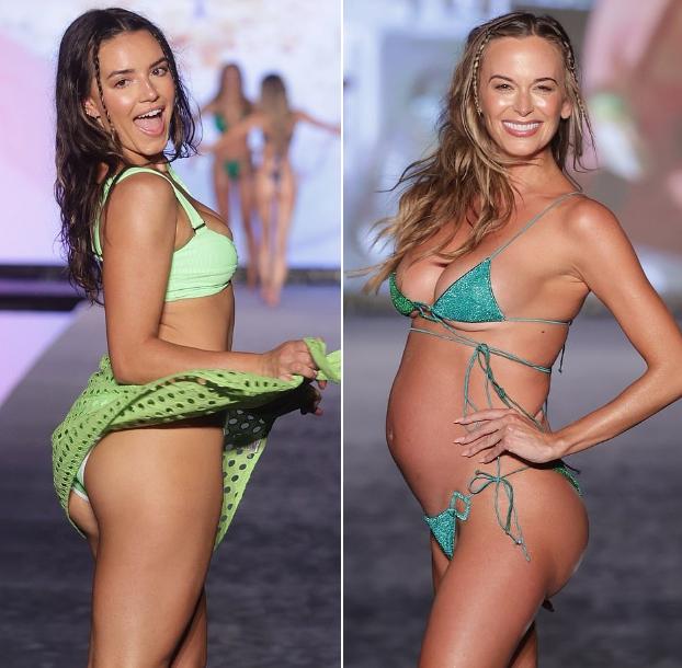 Mỹ nhân bế con gái mới sinh trình diễn ở show áo tắm hot nhất hành tinh-10