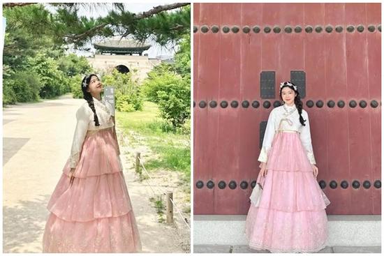 Con gái Quyền Linh diện hanbok, khoe sắc ngọt lịm ở Hàn Quốc