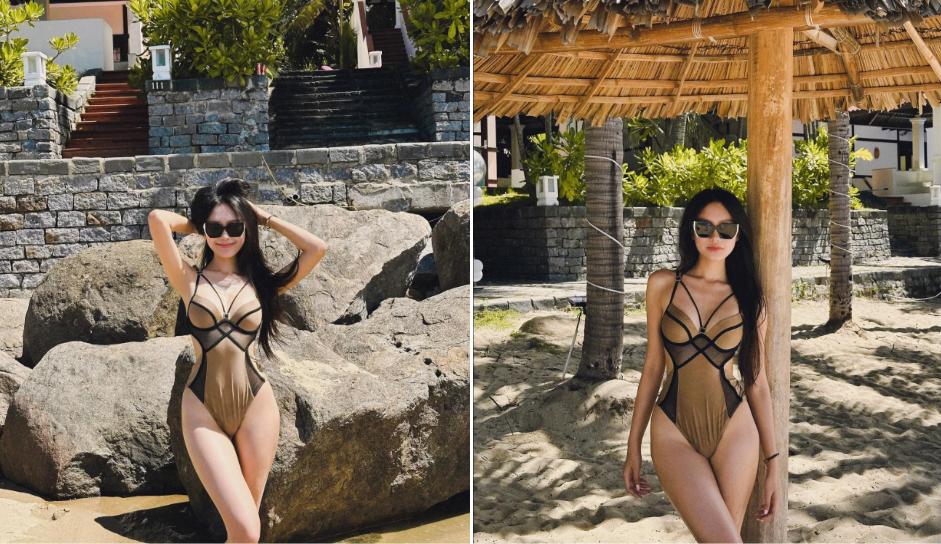 Lương Thùy Linh, Doãn Hải My khoe dáng với bikini-3