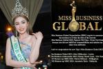 Đại diện Việt Nam bị tước vương miện Hoa hậu Doanh nhân toàn cầu
