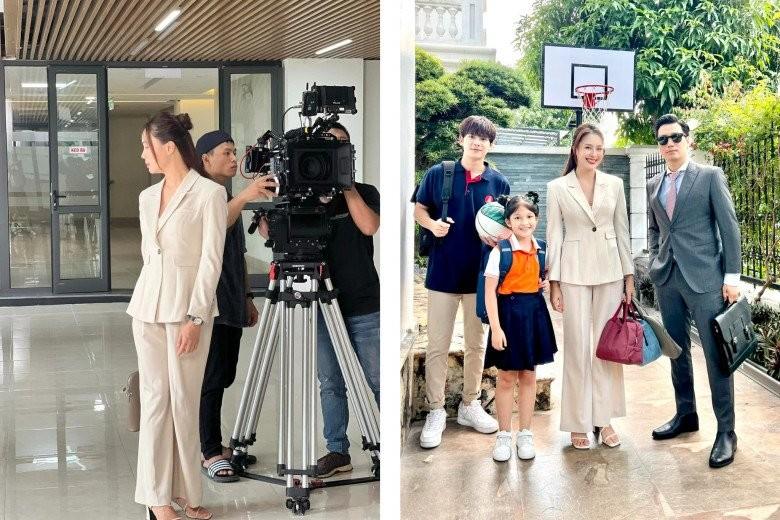 Quý cô công sở Hồng Diễm U40 diện kiểu quần của bố xuống phố, nhiều người nhận không ra-6