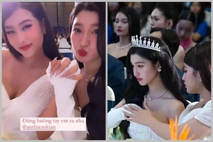 Phương Nhi gặp sự cố trang phục, Thiên Ân ghi điểm vì hành động này-3