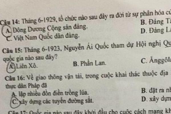 Đề Sử tốt nghiệp THPT 2023 sai dữ kiện: Bộ GD&ĐT lên tiếng-2