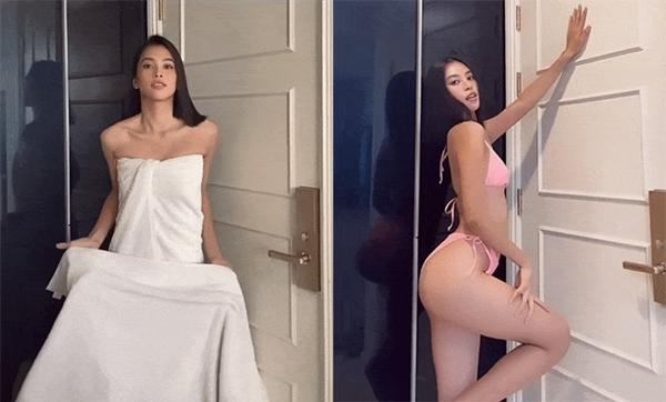 Quấn khăn tắm quay clip nhún nhảy, loạt người đẹp Việt gây tranh cãi-6