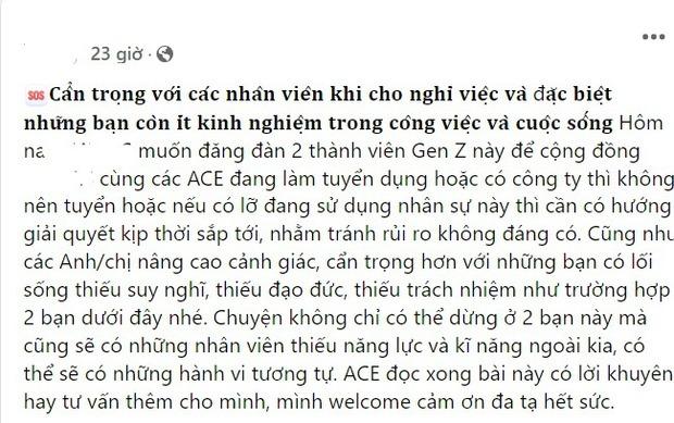 Nhân viên bị công ty tố xóa dữ liệu gây thiệt hại hàng chục tỷ đồng khi đã nghỉ việc lên tiếng thế nào?-1