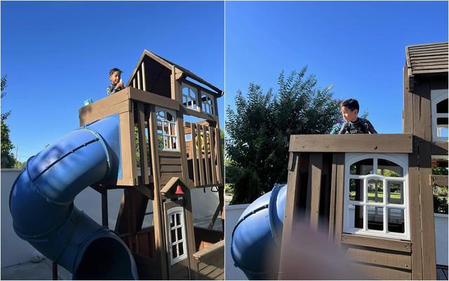 Hoa hậu Phạm Hương khoe công viên ngay trong vườn nhà, từng làm một việc cha mẹ nào cũng thán phục-1