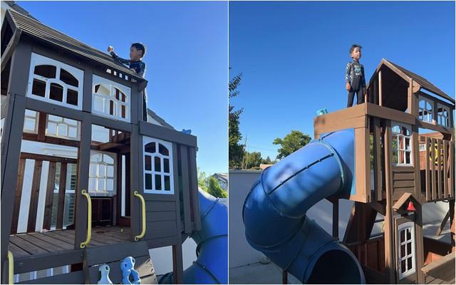 Hoa hậu Phạm Hương khoe công viên ngay trong vườn nhà, từng làm một việc cha mẹ nào cũng thán phục-2