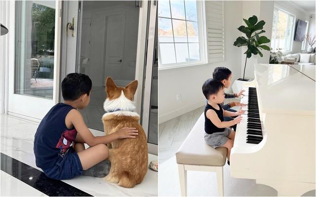 Hoa hậu Phạm Hương khoe công viên ngay trong vườn nhà, từng làm một việc cha mẹ nào cũng thán phục-4