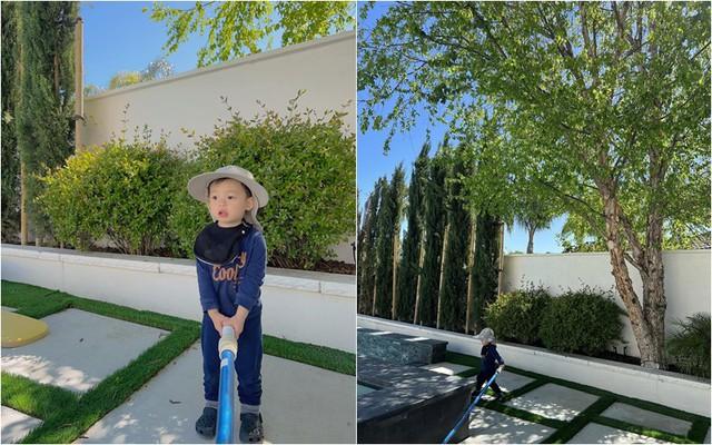 Hoa hậu Phạm Hương khoe công viên ngay trong vườn nhà, từng làm một việc cha mẹ nào cũng thán phục-9