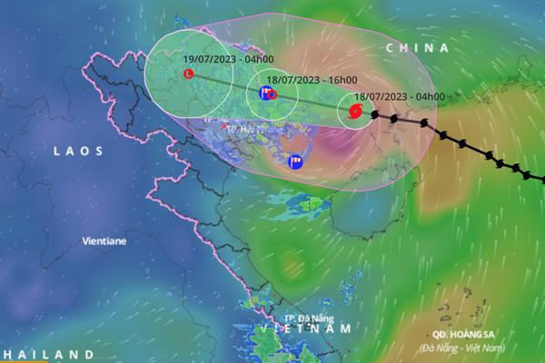 Bão số 1 suy yếu thành áp thấp nhiệt đới, miền Bắc mưa to-2