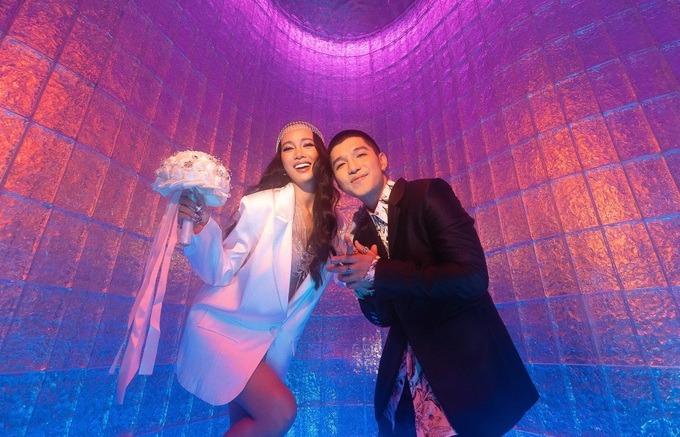 Cường Seven - Vũ Ngọc Anh chụp ảnh cưới phong cách tiệc disco-1