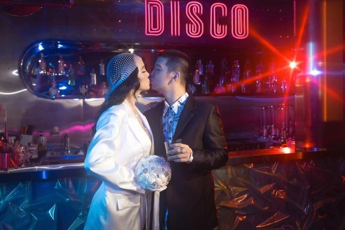 Cường Seven - Vũ Ngọc Anh chụp ảnh cưới phong cách tiệc disco-2