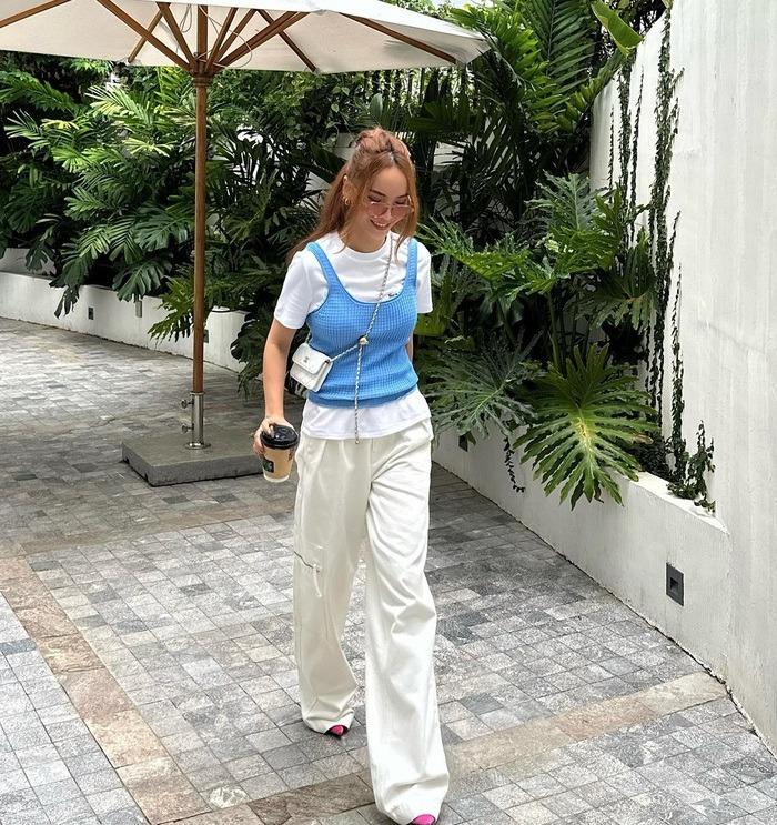 Mỹ nhân Việt diện áo hai dây trẻ trung, tinh tế-5