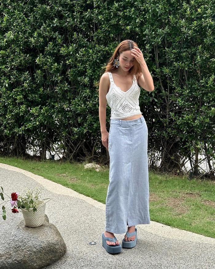 Mỹ nhân Việt diện áo hai dây trẻ trung, tinh tế-7