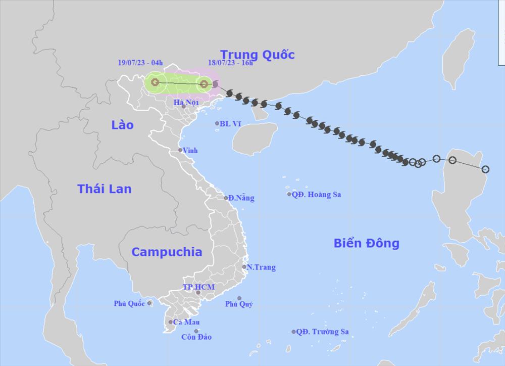 Bão số 1 suy yếu thành áp thấp nhiệt đới, miền Bắc mưa to-1