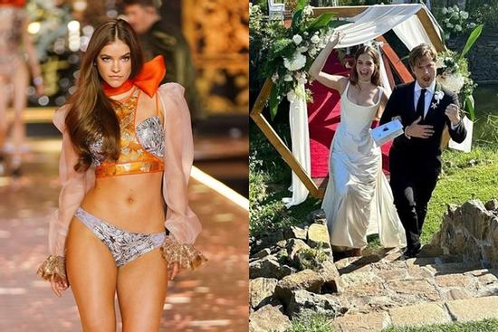 Thiên thần nội y Victoria's Secret bất ngờ kết hôn