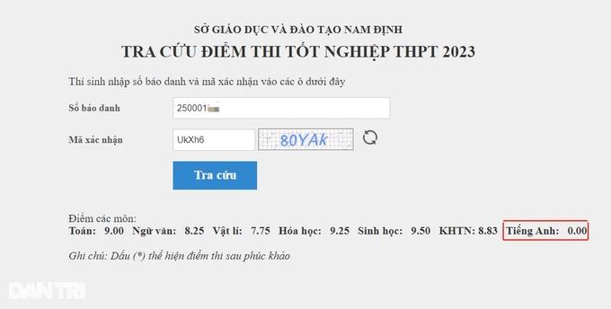 Nhóm thí sinh điểm cao ngất mà trượt: Thực tế điểm tiếng Anh là... 10-2