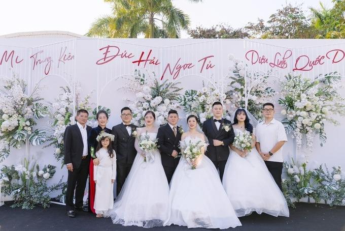 Ba anh chị em Vĩnh Phúc chi tiền tỷ tổ chức đám cưới chung một ngày-7