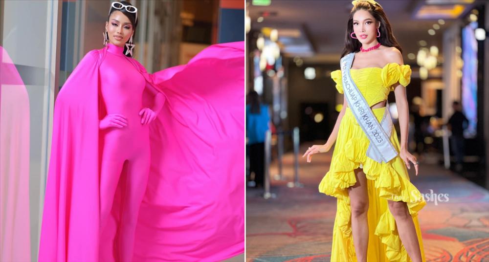 Thí sinh Hoa hậu Hoàn vũ Thái Lan mặc kệch cỡm-2