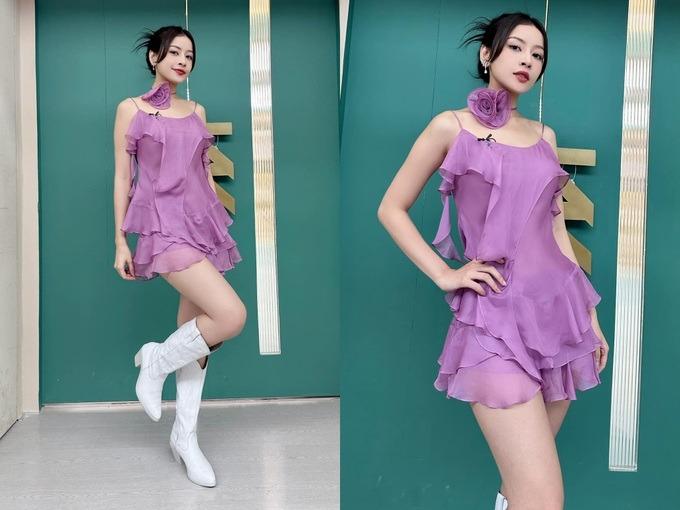 Chi Pu được khen mặc đẹp, tôn dáng gợi cảm tại Đạp Gió 2023-5