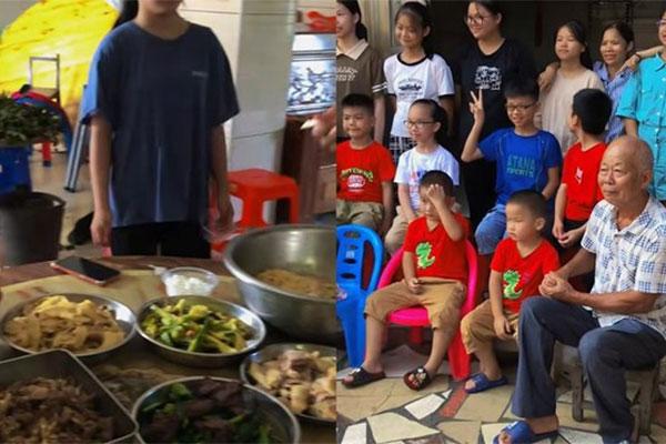 Cười bò khoảnh khắc ông bà trông cháu nghỉ hè hở ra là tìm khắp làng chưa thấy-11