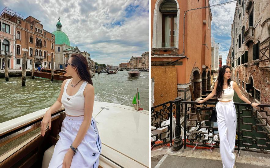 Thời trang đi biển bất ổn của Hoa hậu vừa ly hôn chồng thứ tư-7