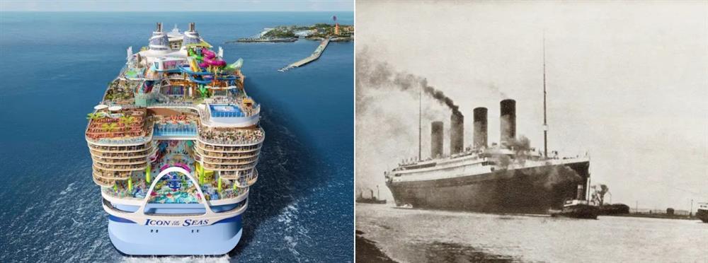 Siêu du thuyền lớn nhất thế giới vừa ra mắt khác biệt thế nào so với Titanic?-1