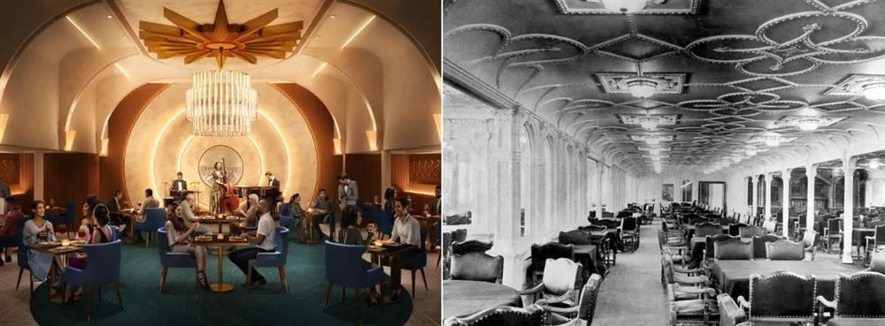 Siêu du thuyền lớn nhất thế giới vừa ra mắt khác biệt thế nào so với Titanic?-5