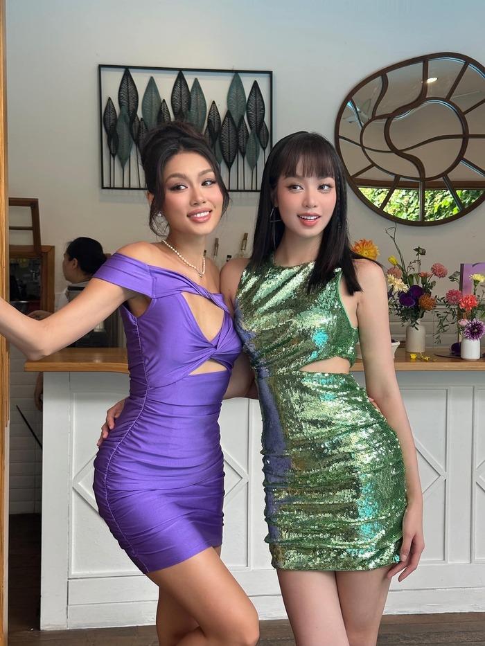 Hoa hậu Thanh Thủy đọ sắc cùng Á hậu Thảo Nhi Lê-1