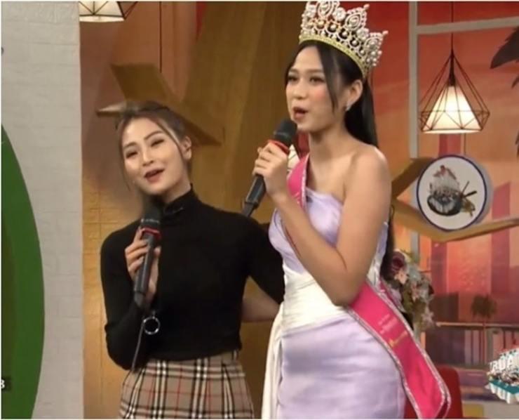 Váy lụa dính người: Bụng siêu mẫu cũng tròn ủng, nạn nhân mới là Trương Quỳnh Anh-6