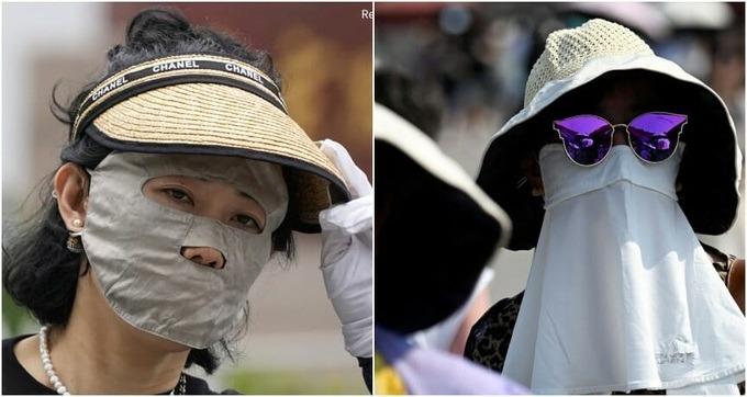 Thời trang độc dị lên ngôi khi nhiệt độ Trung Quốc có nơi đạt đỉnh 80 độ-5