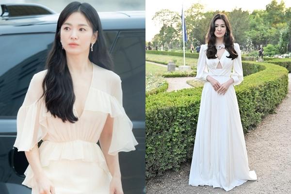 Song Hye Kyo vô tình để lộ đôi chân ngắn ngủn vì bộ đồ phản chủ, netizen  chê không bằng Son Ye Jin | Golive