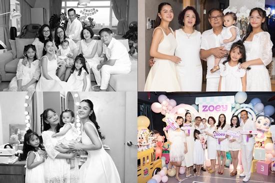Phạm Quỳnh Anh mở tiệc mừng con gái tròn 1 tuổi