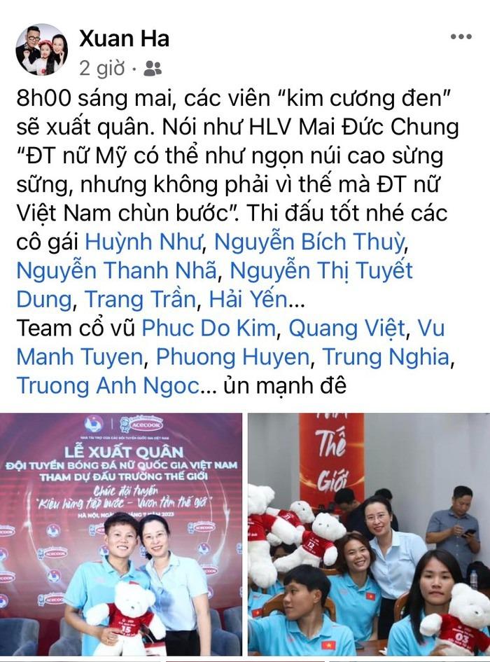 Công ty cho nhân viên nghỉ làm cổ vũ Đội tuyển nữ Việt Nam đá World Cup-2
